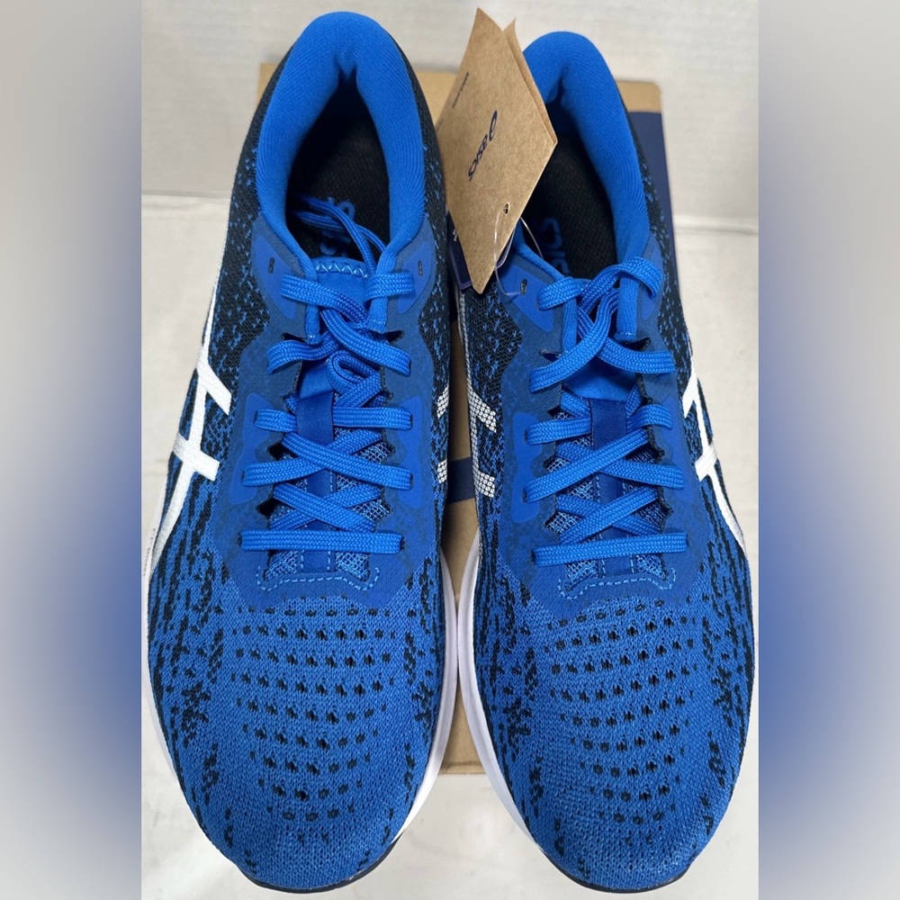 NEW ASICS Men's DYNABLAST 2 Running Shoes Electric Blue/White US 8 UK 7 EUR 41.5